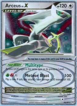 Arceus LV. X Pokemon Arceus #95