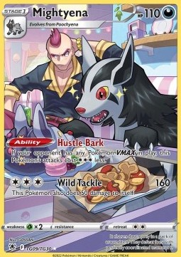 Mightyena Pokemon Astral Radiance #TG09/189