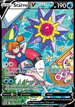 Starmie V Pokemon Astral Radiance #TG13/189