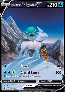 Ice Rider Calyrex V Pokemon Astral Radiance #TG14/189