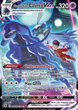 Shadow Rider Calyrex VMAX Pokemon Astral Radiance #TG18/189