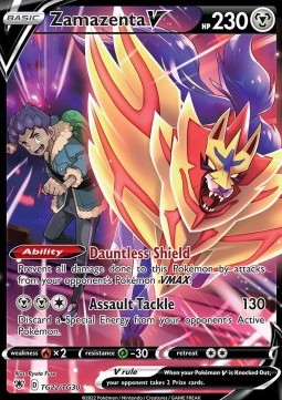 Zamazenta V Pokemon Astral Radiance #TG22/189