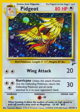 Pidgeot Pokemon Base Set 2 #14