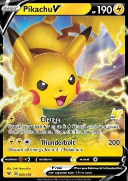 Pikachu V Battle Academy 2022 #43
