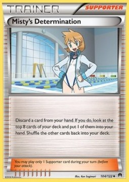 Misty's Determination Pokemon BREAKpoint #104/122