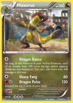 Haxorus [Reverse Holo] Pokemon BREAKthrough #111/162