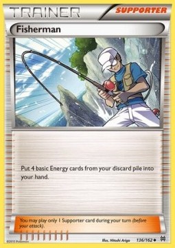 Fisherman Pokemon BREAKthrough #136/162