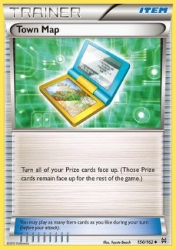 Town Map Pokemon BREAKthrough #150