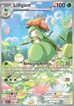 Lilligant Pokemon Black Bolt #92