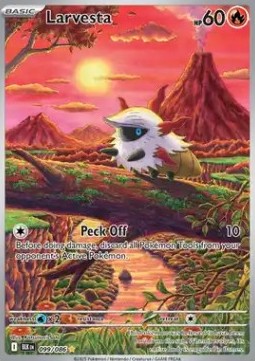 Larvesta Pokemon Black Bolt #99