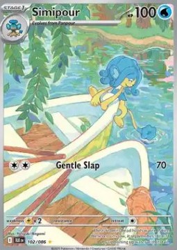 Simipour Pokemon Black Bolt #102