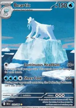 Beartic Pokemon Black Bolt #110