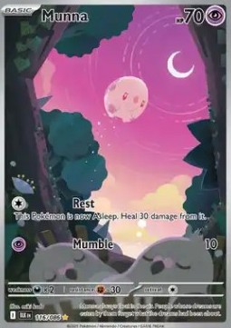 Munna Pokemon Black Bolt #116