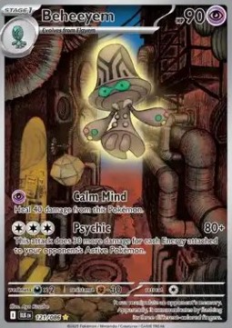 Beheeyem Pokemon Black Bolt #121