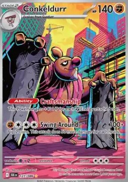 Conkeldurr Pokemon Black Bolt #127
