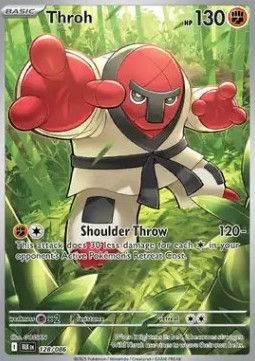 Throh Pokemon Black Bolt #128