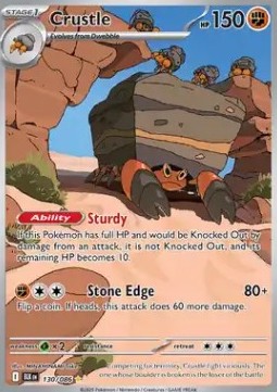 Crustle Pokemon Black Bolt #130