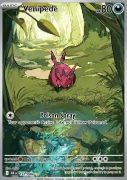 Venipede Pokemon Black Bolt #132