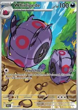 Whirlipede Pokemon Black Bolt #133