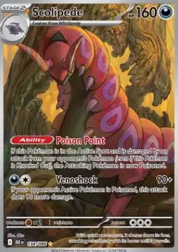Scolipede Pokemon Black Bolt #134