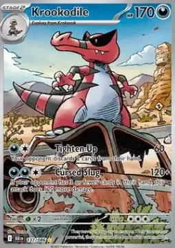 Krookodile Pokemon Black Bolt #137
