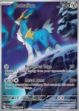 Cobalion Pokemon Black Bolt #144