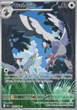 Tranquill Pokemon Black Bolt #149