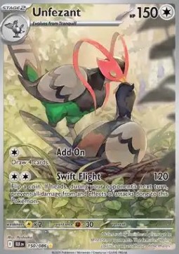 Unfezant Pokemon Black Bolt #150