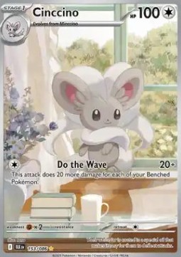 Cinccino Pokemon Black Bolt #153