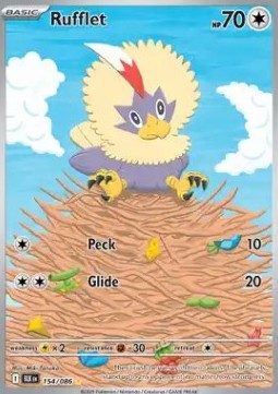 Rufflet Pokemon Black Bolt #154