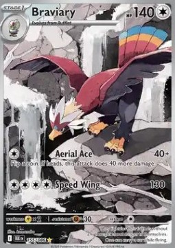 Braviary Pokemon Black Bolt #155