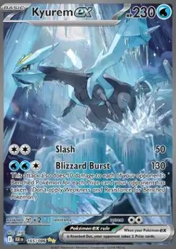 Kyurem ex Pokemon Black Bolt #165