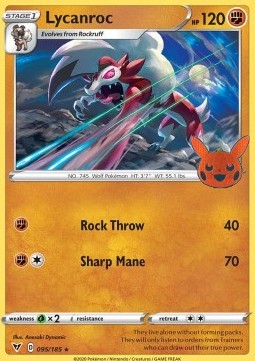 Lycanroc Trick or Trade 2023 #95