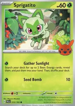 Sprigatito Trick or Trade 2024 #12