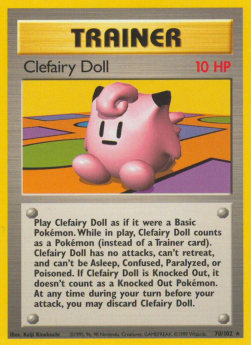 Clefairy Doll Pokemon Base Set #70