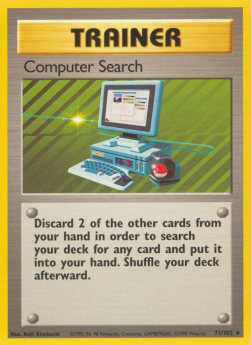 Computer Search Pokemon Base Set #71