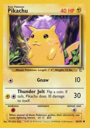Pikachu - Base Set #58/102