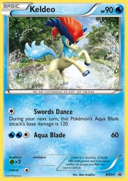 Keldeo BW Black Star Promos #60/101