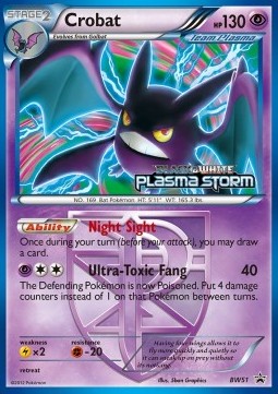 Crobat BW Black Star Promos #51/101
