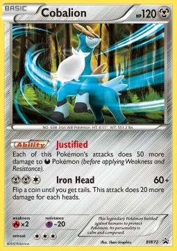 Cobalion BW Black Star Promos #72/101