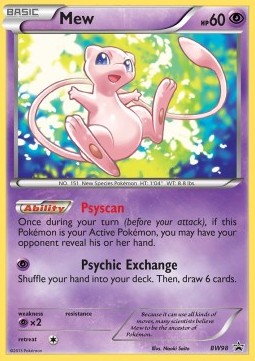 Mew BW Black Star Promos #98/101