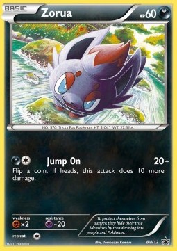 Zorua BW Black Star Promos #12/101