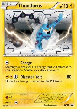 Thundurus BW Black Star Promos #41/101