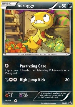 Scraggy BW Black Star Promos #25/101