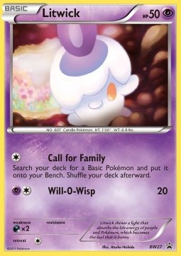 Litwick BW Black Star Promos #27/101