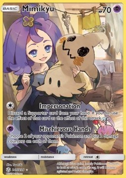 Mimikyu Pokemon Cosmic Eclipse #245/236
