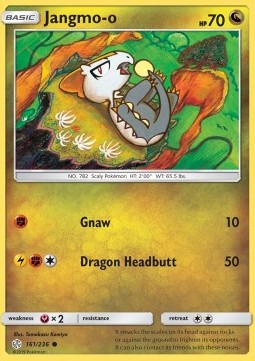 Jangmo-o Pokemon Cosmic Eclipse #161/236
