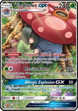 Vileplume GX Pokemon Cosmic Eclipse #211/236