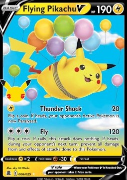 Flying Pikachu V Pokemon Celebrations #6