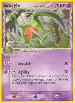 Grovyle Pokemon Crystal Guardians #19